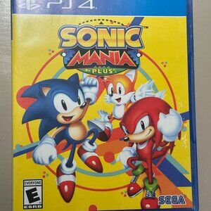 GREAT DEAL! Barely used SONIC MANIA PLUS for PS4 - Playstation game disc!